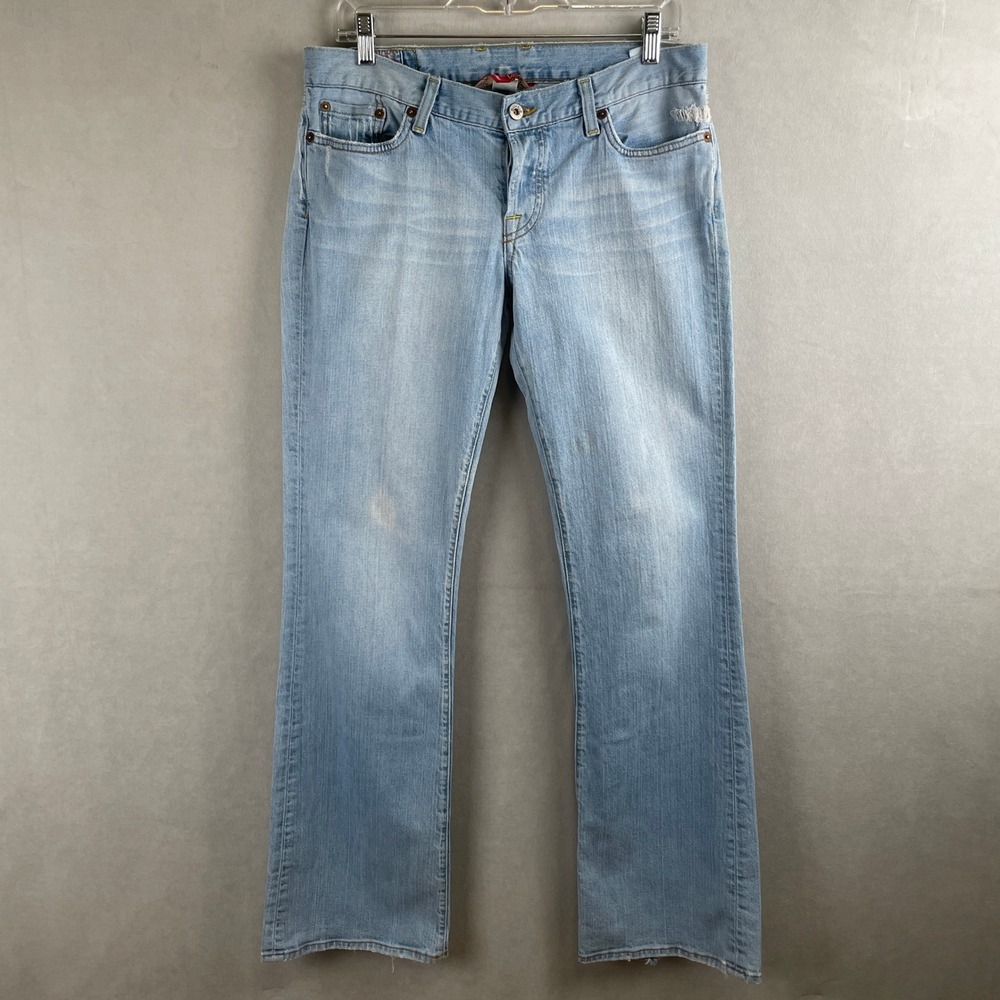 VTG Lucky Brand Sweet Dream Jean Lt Wash Bootcut Low Rise Y2K 10/30 (Fits 33)